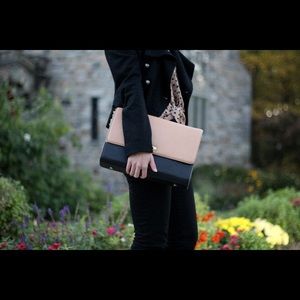 J.Crew Colorblock Edie Grand Bag, Camel & Black